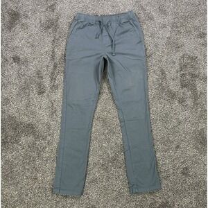 Katin Straight Leg Pants Mens Small Elastic Waist Drawstring Casual Surf Skater‎